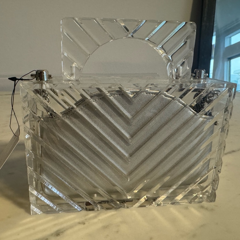 Elegant Clear Acrylic Handbag